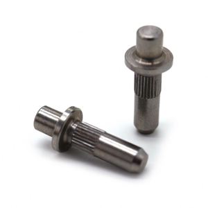 Pasador cilíndrico estriado de acero inoxidable personalizado, piezas de hardware estándar para posicionamiento en maquinaria, moldes y automoción - Product Image 1