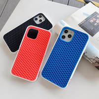 Silicone gaufre semelle étui de protection minimaliste coque souple coque de téléphone pour iPhone d'origine 14 15 Pro Max accessoires électroniques