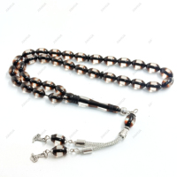 Cadeau islamique Tabiha pour le Ramadan, 33 perles en résine de 8 * 12 mm, bracelet de prière Misbaha, perles de prière musulmanes