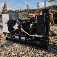 Générateur diesel silencieux de type 100 kW 100 kVA à démarrage automatique, châssis ouvert, avec panneau AMF, 220 V 50 Hz ATS |   Générateur diesel à vendre