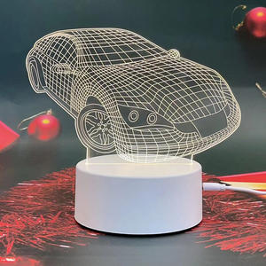 Lámpara de mesa de luz nocturna acrílica creativa 3D, juego de regalo de turismo cultural para publicidad de empresa, recuerdo de vacaciones, regalo corporativo - Product Image 5