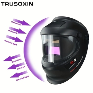 Masque de soudage électrique à obscurcissement automatique solaire, casque de soudage, masque pour les yeux avec lentille de soudage - Product Image 3