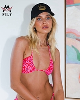 Maillot de bain à imprimé Floral européen et américain, Sexy, Style String, pour femmes