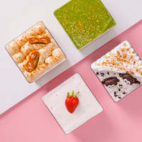 Offres Spéciales recycler Transparent biodégradable mignon spécial oeuf tarte ps boîtes d'emballage en plastique boîte à gâteaux acrylique