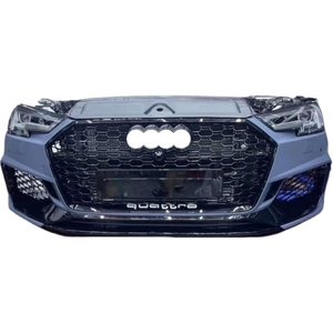 Kit de carrosserie en plastique ABS de haute qualité pour <span class=keywords><strong>Audi</strong></span> <span class=keywords><strong>RS4</strong></span> Easy Install RS Style Chrome Pare-chocs avant Sécurité arrière Barhead Light Upgrade - Product Image 2