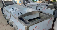 Roestvrijstalen fruit- en groente kookmachine, aardappelchips blanchineerapparaat voor kleine schaalproductie