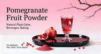 AMULYN Poudre de fruit de grenade 100% soluble dans l'eau, Vitamine C de qualité alimentaire, pour boissons, jus, smoothies, boisson fonctionnelle, OEM