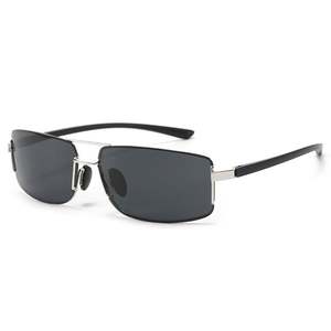 Gafas de Sol Polarizadas con Visión Nocturna de Aluminio y Magnesio, Diseño Cuadrado, Protección UV400, con Logotipo Personalizado, Moda 2025, para Conducir - Product Image 4