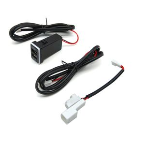 Chargeur de voiture à double <span class=keywords><strong>prise</strong></span> USB QC3.0 33*22 <span class=keywords><strong>12V</strong></span> 24V - Product Image 2
