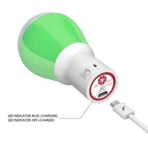 USB 재충전용 5W 야영 램프 5-7H 비상사태 시간 LED 빛 비상사태 전구