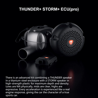 Nouveau design 2025 : Système d'échappement électronique THOR avec haut-parleurs de voiture, contrôle par smartphone pour voitures universelles