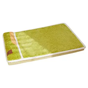 Tapis de lit orthopédique moelleux en mousse à mémoire de forme de luxe doux et durable pour animaux de compagnie, éponge confortable pour chien, personnalisé et lavable