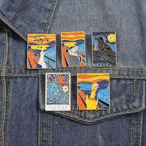 Alfileres <span class=keywords><strong>de</strong></span> Metal personalizables, broches <span class=keywords><strong>de</strong></span> pintura al óleo <span class=keywords><strong>de</strong></span> animales gritando, insignias <span class=keywords><strong>de</strong></span> solapa <span class=keywords><strong>de</strong></span> esmalte suave para Navidad, hada del Día Nacional - Product Image 3