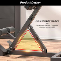 123 chaise romaine de taille réglable d'équipement commercial de forme physique de sports pour la formation de force