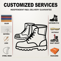 Bottes de randonnée mi-hautes imperméables pour hommes, chaussures de trekking légères, bottes en cuir pour la randonnée