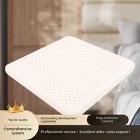 Coussin de siège carré Zenmoon en latex pour chaise de bureau, design moderne et minimaliste, lavable, pour une assise prolongée