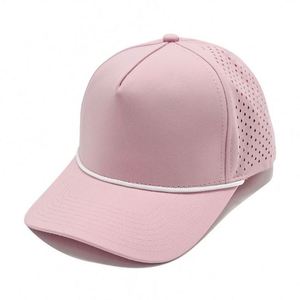 Gorra de Béisbol de Poliéster, Entrega Rápida, Gorra de Golf Personalizada de 5 Paneles con Cuerda para Eventos Promocionales - Product Image 4