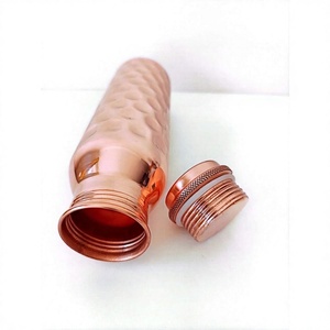 Diamond Hammered Eco-Friendly Carbon Steel Water Bottle Anti-corrosion Coating Dishwasher Boiling Water Safe Hand Grip Tea - Product Image 3