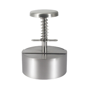 Kích Thước Nhỏ 304 Thép Không Gỉ Thịt Báo Chí Nhà Bếp Vòng Khuôn Bánh <span class=keywords><strong>Hamburger</strong></span> Smash <span class=keywords><strong>Patty</strong></span> Thịt Thực Phẩm Cấp Burger Thịt Báo Chí - Product Image 5