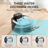 Fontaine à eau intelligente pour animaux de compagnie Vansity OEM 3L avec capteur radar et thermostat, distributeur d'eau pour chat
