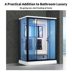 ساونا خشب الأرز الأحمر متعددة الوظائف من YEETE، نظام بخار رطب بتحكم حاسوبي، خشب صلب، مناسبة للفلل، ضمان لمدة عامين - Product Image 3