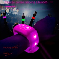 Bâton lumineux LED télécommandé à commande tactile 433/2.4GHz pour concert, accessoire de cheerleading, 15 couleurs HE-B205