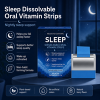 Bandes buvables de vitamines pour le sommeil, saveur baies, supplément de mélatonine non addictive, soutien pour le repos nocturne