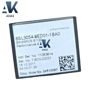 Tarjeta de Memoria 6SL30540ED011BA0 Original de Marca PLC 24V DC IP20 con RS485 para Sistema de Accionamiento Servo, Programación, Nueva, Vendedor Oro - Product Image 1