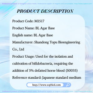 Base <span class=keywords><strong>de</strong></span> Agar BL para la Aislación y <span class=keywords><strong>Cultivo</strong></span> <span class=keywords><strong>de</strong></span> Bifidobacterias, Se Debe Agregar <span class=keywords><strong>Sangre</strong></span> <span class=keywords><strong>de</strong></span> Caballo Desgrasada al 5% - Product Image 2