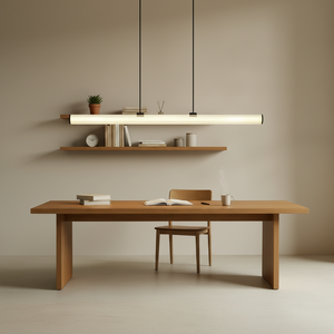 Luminaire suspendu LED en tube de verre linéaire de luxe moderne, longueur personnalisée, pour salle à manger, <span class=keywords><strong>cuisine</strong></span>, salle de réunion 6892 - Product Image 3