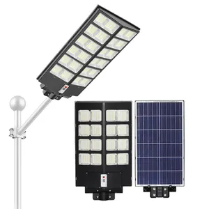 ABS SMD luz de rua solar 300W 400W 500W 1000W Solar ao ar livre Tudo em um Luz de rua solar conduzida integrada