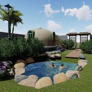 주택 카메라 플라스틱 주택 4 "라이트 Cctv 반달 쉘 폭발 방지 Oem/Odm 케이스 판매 팜 스프링스 로스 돔 하우스 - Product Image 3