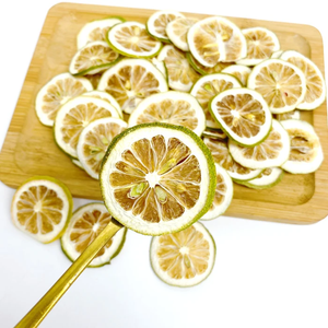 Оптовая цена натуральный чистый сушеный Лайм ломтики зеленый лимонный чай напиток сушеный фруктовый продукт - Product Image 6