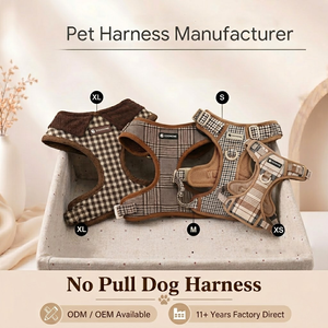 Set Personalizzato di Imbracatura e Guinzaglio per <span class=keywords><strong>Cani</strong></span> Resistente e Senza Strappi, con Sacchetto Porta Premietti, Produttore di Imbracature per Animali con Logo Personalizzato - Product Image 1