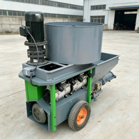 Machine à projeter du mortier de type vis fiable, performance d'alimentation stable pour des travaux de construction efficaces sur de longues périodes