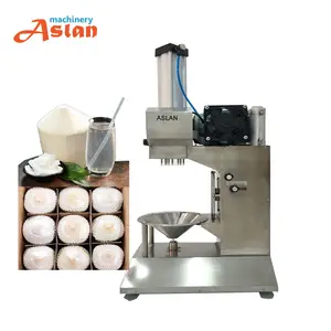 diamond shape young coconut peeling machine/coconut trimming machine/coconut skin peeler