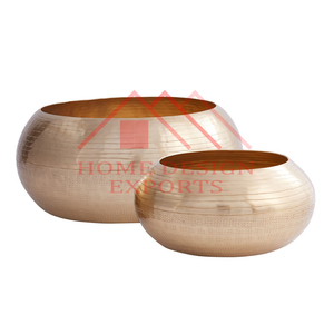 2025 Metal martillado macetas jarrón Decoración Para sala de estar - Product Image 4