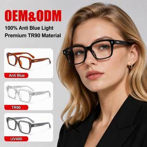 Gafas con Filtro de Luz Azul, Montura Metálica TR90, Lentes de PC Anti-Reflejos y Anti-Radiación, Ligeras, Duraderas, Unisex para Adultos, Aro Completo - Product Image 1
