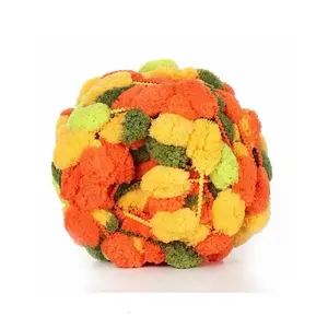 Heiß verkaufendes Pompom Balls Garn Pom Pom Garn zum Hands tricken