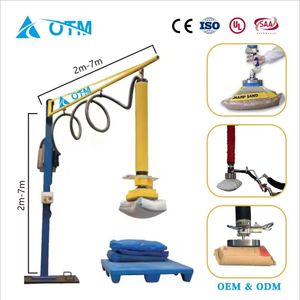 Grue à flèche cantilever mobile automatique UL en acier inoxydable SS304, SS316, avec <span class=keywords><strong>portique</strong></span> en alliage d'aluminium et assistance de levage sur rail, pour empilage de sacs et élévateur à tube à vide - Product Image 1