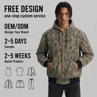 Sweat à capuche zippé camouflage vintage pour homme et femme, veste de chasse décontractée à motif bois, manteau à capuche streetwear