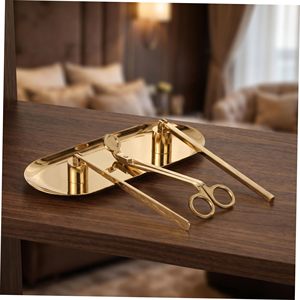 Wholesale <b>Candle</b> Accessories Multi-color <b>Wick</b> Trimmer <b>Candle</b> Snuffer <b>Candle</b> Scissors Set with logo - Product Image 3