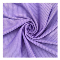 Tissu maille interlock 100 % polyester 50D à mini-carreaux, maille ajourée pour vêtements de sport, polo, vêtements pour filles, doublure intérieure