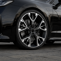 Vente chaude d'usine à bas prix : Jantes en alliage noir brillant AL 18 pouces 5x112 pour voitures de tourisme, ajustement précis pour les modèles BMW populaires