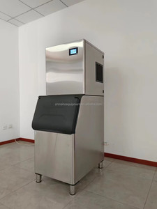 High Productivity Large Capacity <b>Ice</b> Square Cube <b>Ice</b> <b>Maker</b> Cube <b>Maker</b> <b>Machine</b> 500KG Per Day Stainless Steel Material Output 500K - Product Image 4