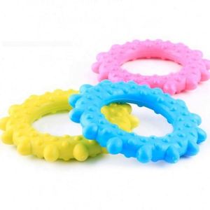 Juguetes para Perros con Forma de Corazón Coloridos y Personalizados, Juguete Masticable para Perros de TPR para Limpiar los Dientes - Product Image 6