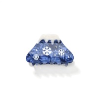 Pinces à cheveux en acétate flocon de neige YJL personnalisées et créatives pour l'hiver et Noël, accessoires de mode coréens pour femmes et filles