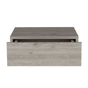 Floating Nightstand 5"H Modern <b>Wall</b> Mounted <b>Bedside</b> Shelf With Drawer <b>Light</b> Gray - Product Image 4