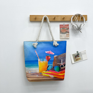 New Big Bag Trendy Ins High Capacity Heavy Duty Canvas Tote Casual Student Promotion Gift Luxury Package Large Beach