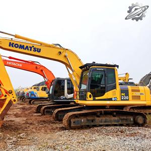 Excavatrice d'occasion Komatsu PC220 de marque japonaise, excavatrice d'occasion Komatsu de 20 tonnes, excavatrice sur chenilles Komatsu - Product Image 2